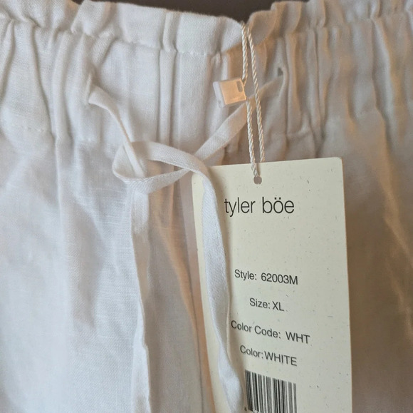 Tyler Boe Po Linen Wide Leg Pants XL NWT - Picture 4 of 9